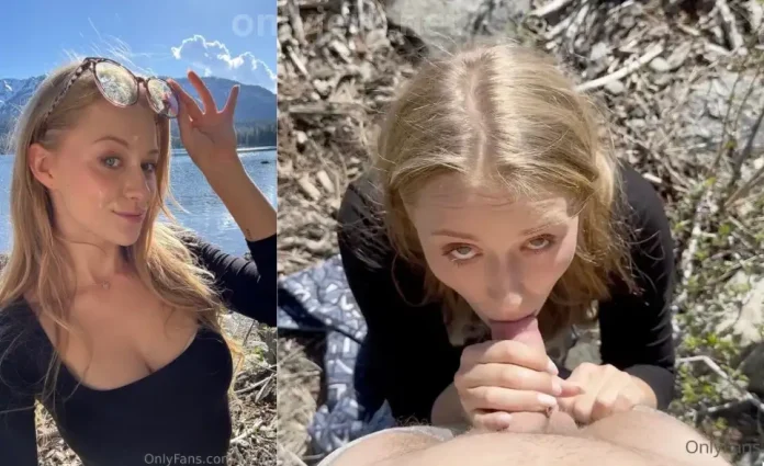 Littlepolishangel Blowjob And Facial By The Lake