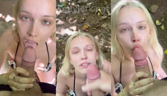 Addison Ivy Outdoor Facial Video Leaked