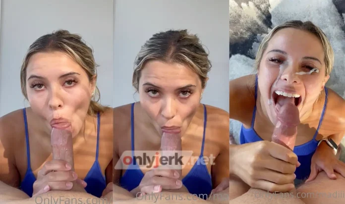 Madiiitay POV Blue Lingerie Blowjob